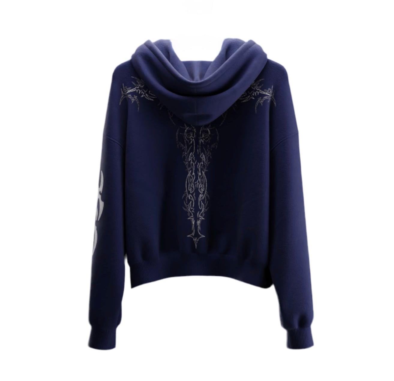 Unmatched Zip - Navy Blue