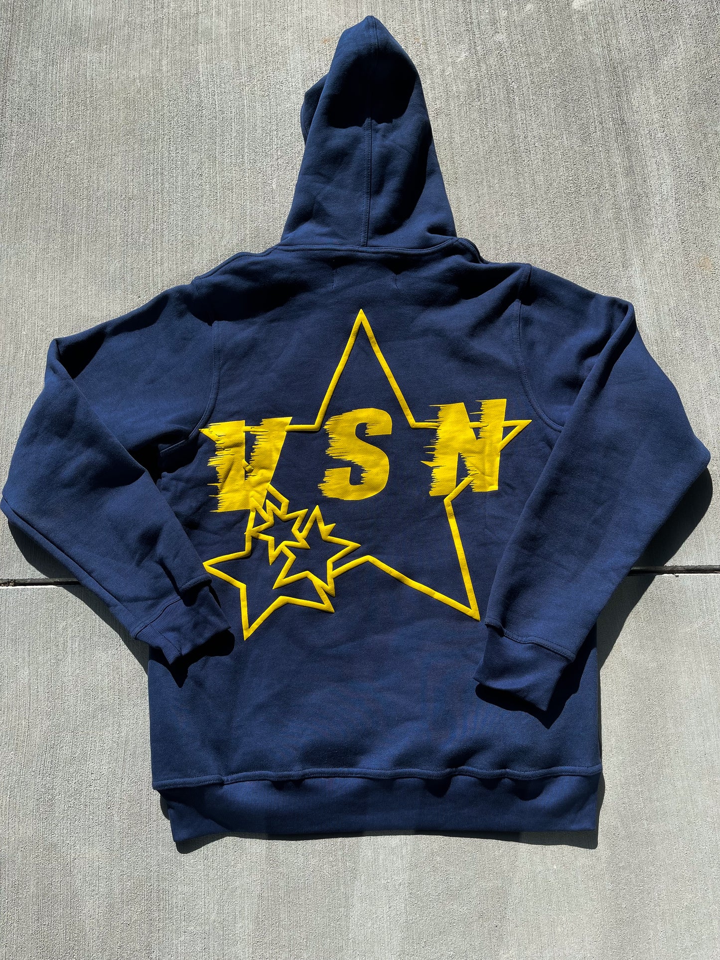 'VSN' Hoodie - Navy Blue