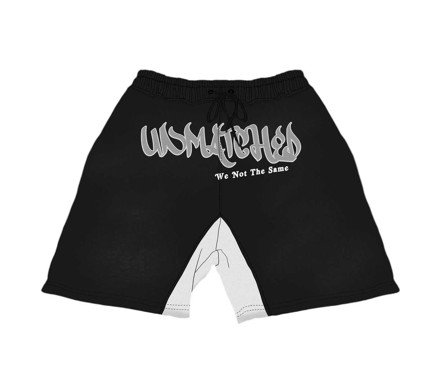 ‘We Not The Same’ Shorts - Black/Grey