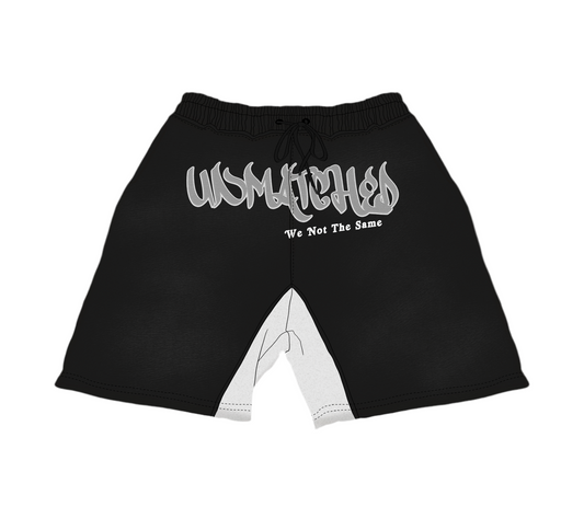 ‘We Not The Same’ Shorts - Black/Grey