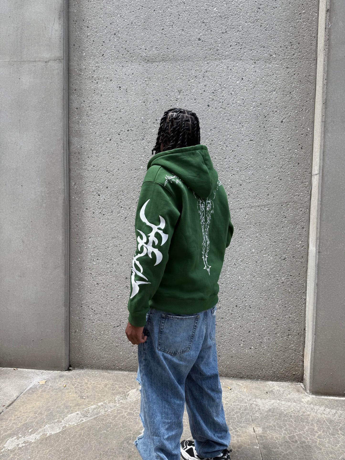 Unmatched Zip - Green