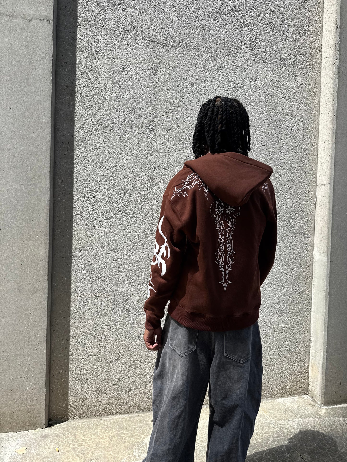 Unmatched Zip - Brown