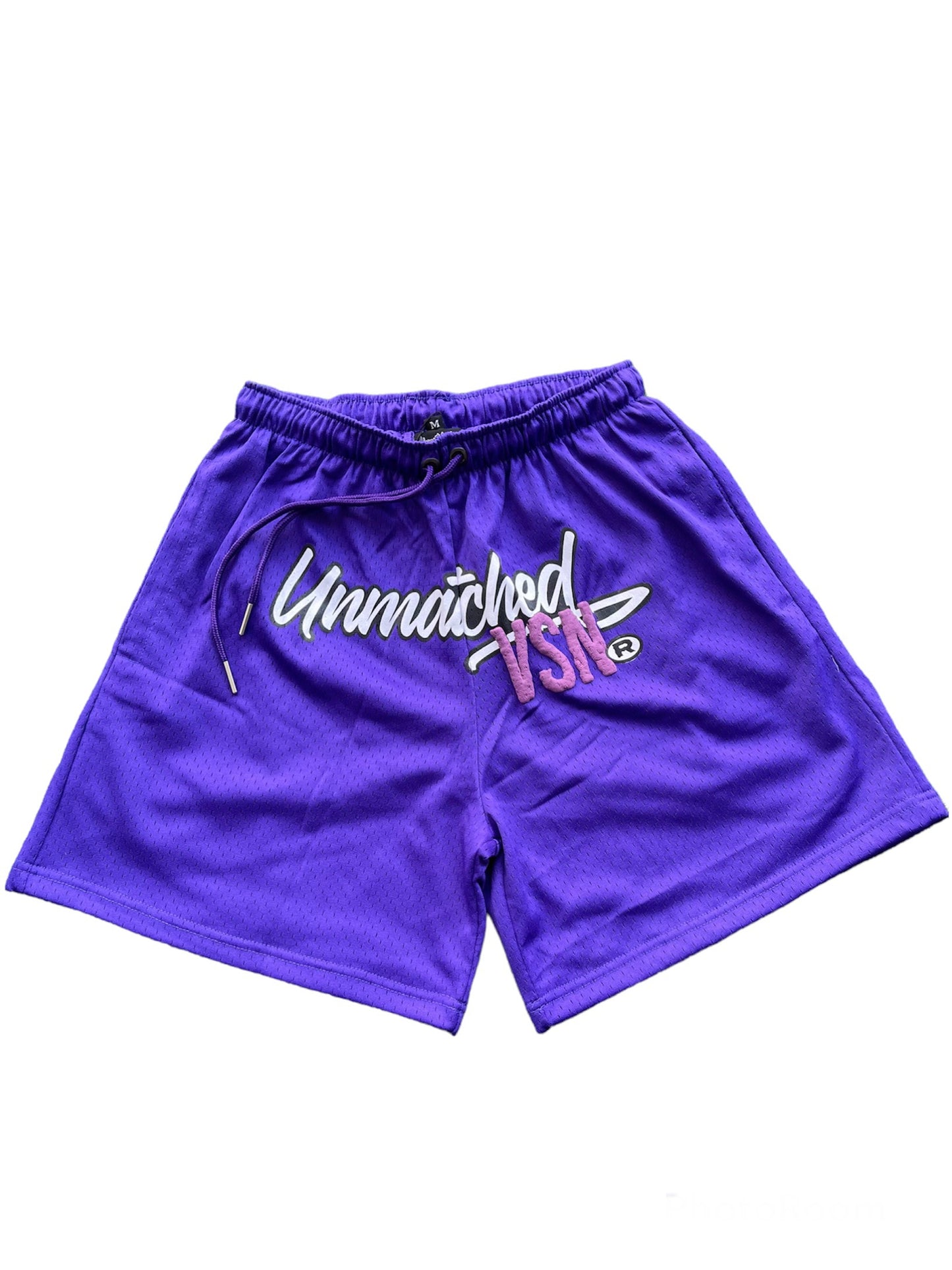 Purple Mesh Shorts