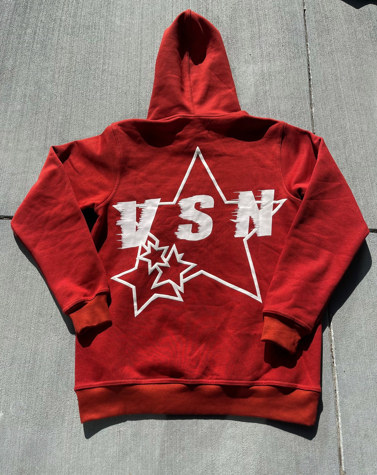 'VSN' Hoodie - Red